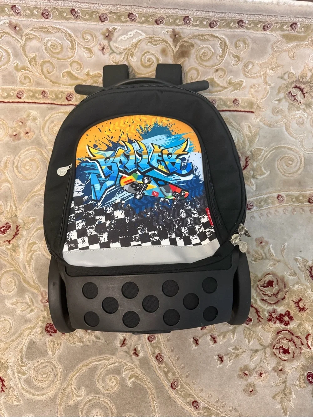 🆕Nikidom roller up xl Graphic Kids Backpack - Yellow, Blue, Black new